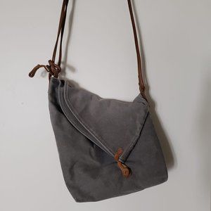 Gray Crossbody Satchel Purse
